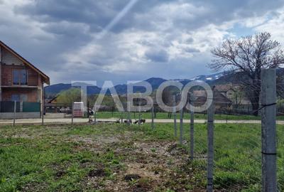 Teren intravilan cu utilitati 464 mp pentru constructie casa Talmaciu - 5