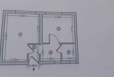 Apartament cu 2 camere semidecomandat în Rahova - 7