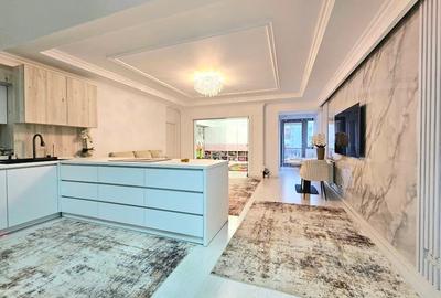 Ap. DOROBANTI,4 cam, 3 bai, mobilat &utilat LUX high-end + parcare subterana - 2