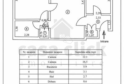 Apartament cu 2 camere semidecomandat în Țiglina 2 - 10