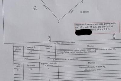 Teren Construcții intravilan de 189 mp, în Colentina - 5