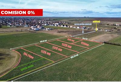 Teren de 1128 mp, în Sânandrei