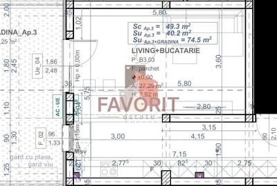 Apartament cu 2 camere decomandat în Freidorf - 14