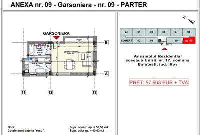 Garsoniera Balotesti central, Unirii Apartment's Balotesti - 5