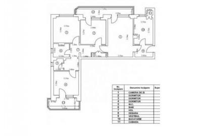 Apartament cu 4 camere semidecomandat în Iancului