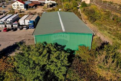 Hala industriala P+1 - 490 mp utili | Teren 2.447 mp | Platforma beton - 25