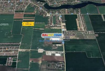 Teren Balotesti 5200 mp acces la 2 drumuri intravilan