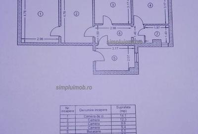 Apartament cu 4 camere decomandat în 1 Decembrie 1918 - 5