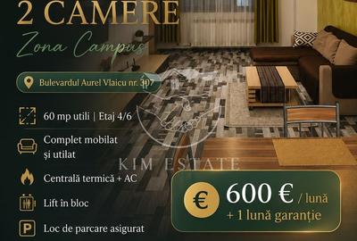 Apartament cu 2 camere, mobilat în Tomis Nord - 1