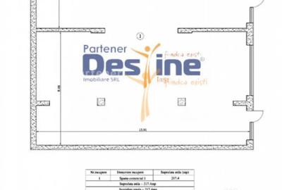 Spațiu comercial, de 217 mp, în Central - 2
