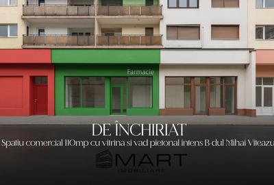 NOU! Spatiu comercial 110mp cu vitrina la strada Mihai Viteazul - 1