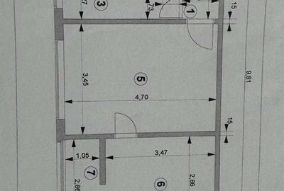 Apartament cu 2 camere semidecomandat în Cuza Vodă - 1