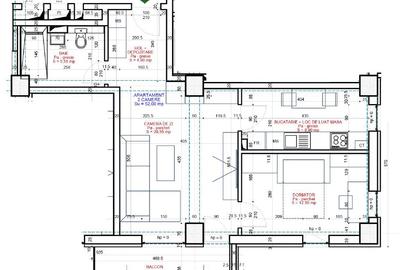 Apartament cu 2 camere decomandat în Bucium - 2