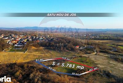 Teren de 5783 mp, în Groși - 2