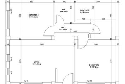 Casă cu 3 camere cu Teren 300 Mp în Central - 2