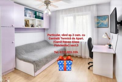 Particular, vând ap.3 camere, cu CENTRALĂ TERMICA de ap., Matei Ambrozie-Titan - 7
