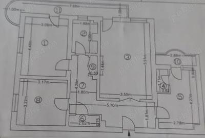 Apartament cu 3 camere decomandat în Turnu Măgurele - 1