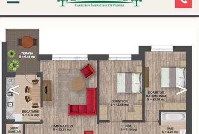 Apartament 3 camere I Greenield Baneasa I Vanzare - 9