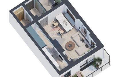 Apartament cu 2 camere de vanzare - 5