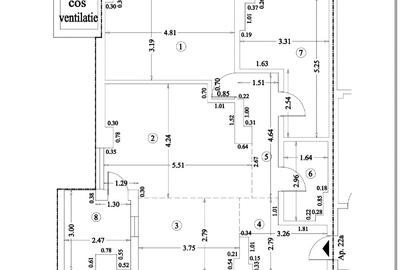 Apartament cu 3 camere, 82.7mp utili, în complex rezidențial nou – Tei Residence - 9