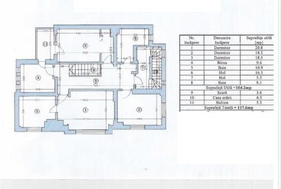 Casă individuală cu 10 camere cu Canalizare în Floreasca - 48