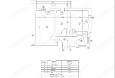 Apartament cu 2 camere decomandat în Central