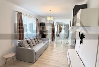 Apartament cu 3 camere semidecomandat, mobilat în Florești