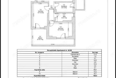 Apartament cu 3 camere decomandat în Theodor Pallady