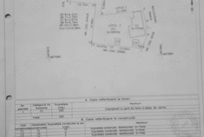 Vand teren 505 mp cu casa batraneasca in buzau pe strada tabacari.pret 90000 euro - 1