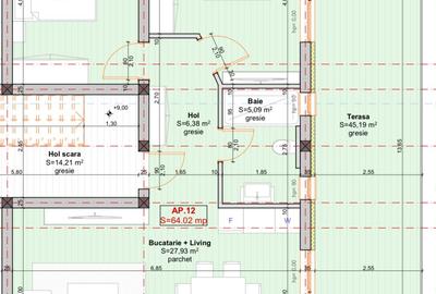 COMISION 0% | Penthouse | terasa 45.19 mp - 22