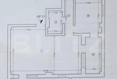 Apartament 3 camere, 2 locuri de parcare, 79 mp, zona Bucium - 2