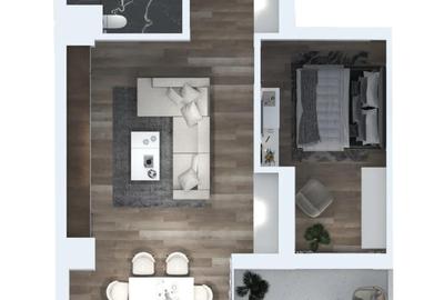 Apartament cu 2 camere în 13 Septembrie