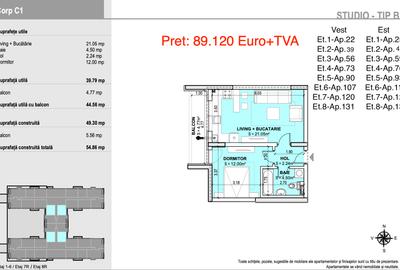 2 camere-Tip Studio-Rotar Park Residence-2 - 5
