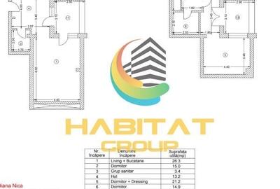 Apartament cu 4 camere decomandat în Olteniței - 2