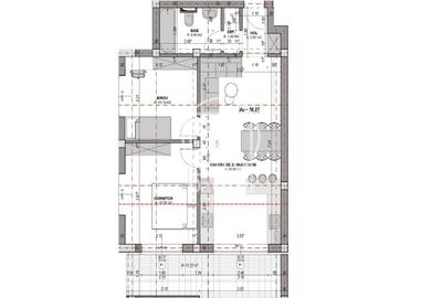 Apartament cu 3 camere semidecomandat în Exterior Vest - 6