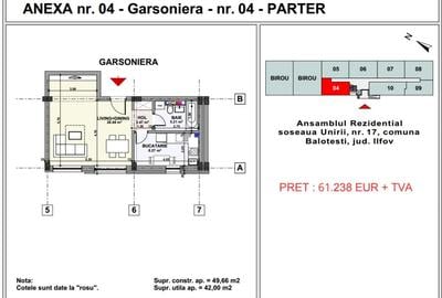 Garsoniera Balotesti central, Unirii Apartment's Balotesti - 6