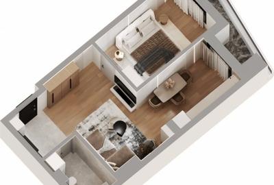 Garsonieră decomandată în Dacia