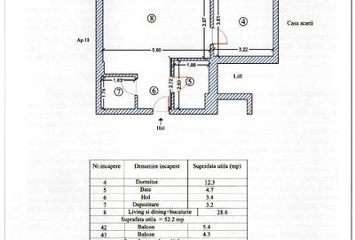 Apartament cu 2 camere decomandat, mobilat în Central - 12