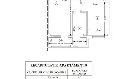 Apartament cu 2 camere semidecomandat în Miroslava - 6