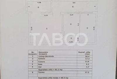 Apartament 3 camere decomandat 81 mp utili + terasa 17 mp nou 2025 Apartament 3 camere decomandat 81 mp utili + terasa 17 mp nou 2025 - 1