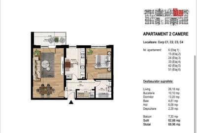 RATE LA DEZVOLTATOR  - GARSONIERE, APARTAMENTE DE 2 SI 3 CAMERE - 8