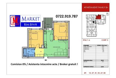 Apartament cu 3 camere nedecomandat în Central - 6