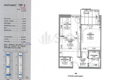Apartament cu 2 camere decomandat în Dobroești - 9