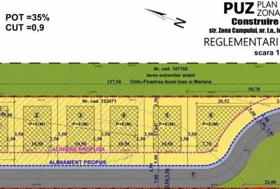 Teren Construcții intravilan de 650 mp, în Central - 2