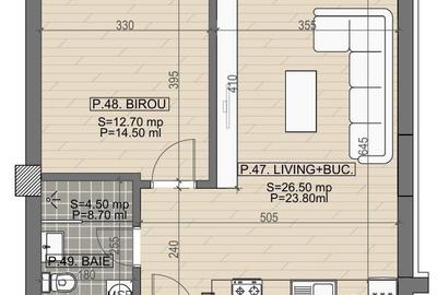 Apartament cu 2 camere decomandat în Berceni - 1