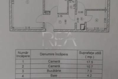 Apartament cu 2 camere decomandat, mobilat în Crângași - 1