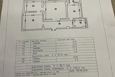 Tomis Plus Apartament 2 camere decomandat si 2 terase mobilat utilat - 19