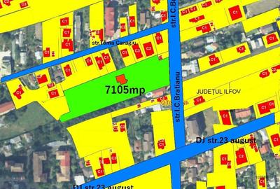 ULTRACENTRAL ,teren 7105mp +casa P+1-350mp= superba, zona cu "caracter central" - 2