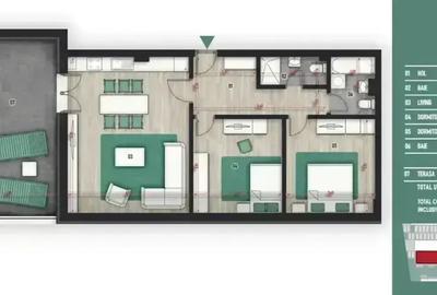 Apartament cu 3 camere decomandat în Theodor Pallady - 4