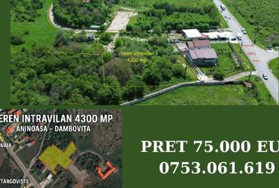 Teren intravilan 4.300 mp - Aninoasa, Dâmbovița | COMISION 0% - 1